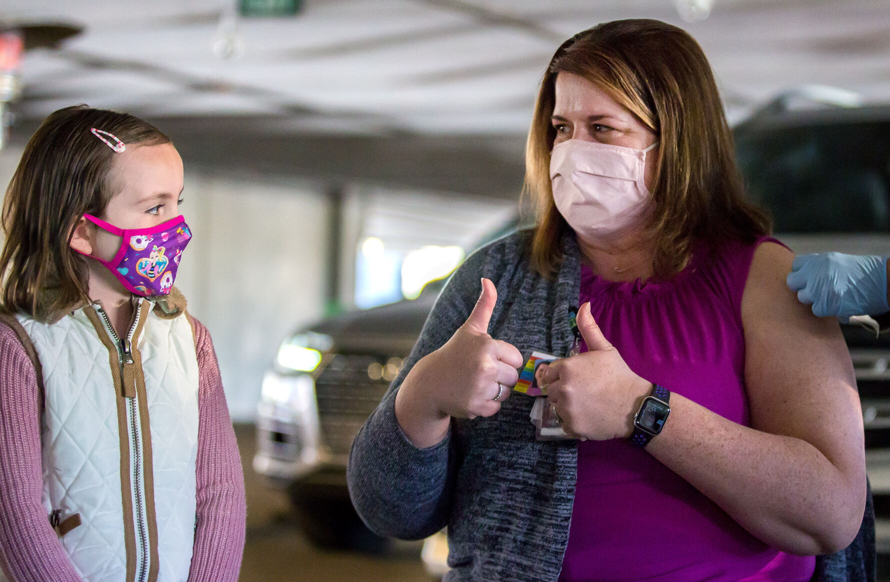 UMC workers get COVID-19 vaccine